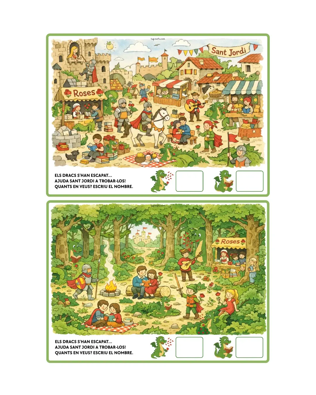 PACK SANT JORDI MATEMÀTIC (infantil) preview 6